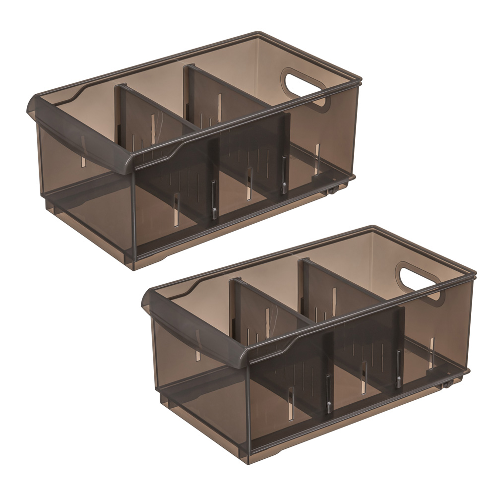 Набор органайзеров OPTIMA Econova 5л, 16,8*30,5*12,9см, 2шт., коричневый - фото 10