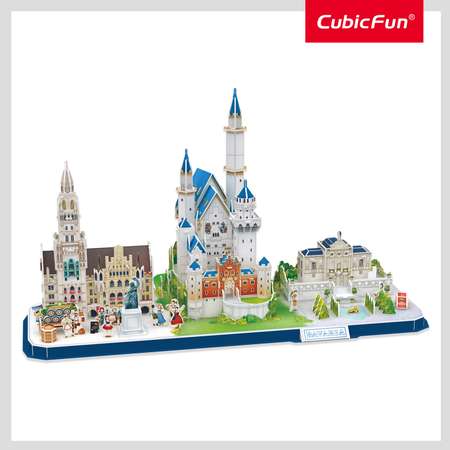 Пазл CubicFun Бавария CityLine 178 деталей 3D