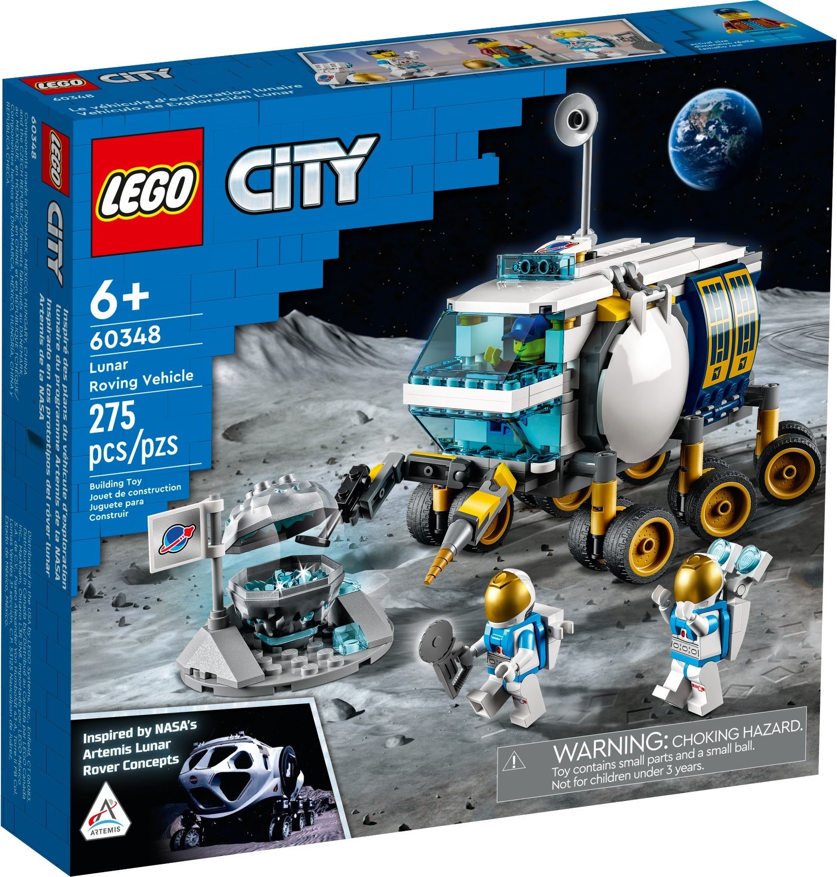 Изображение товара Конструктор LEGO City Луноход 60348 298 деталей космическая тема Изображение товара Конструктор LEGO City Луноход 60348 298 деталей космическая тема