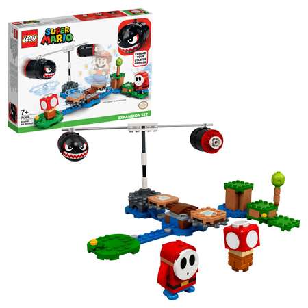 Конструктор LEGO Super Mario Огневой налёт Билла-банзай блочный
