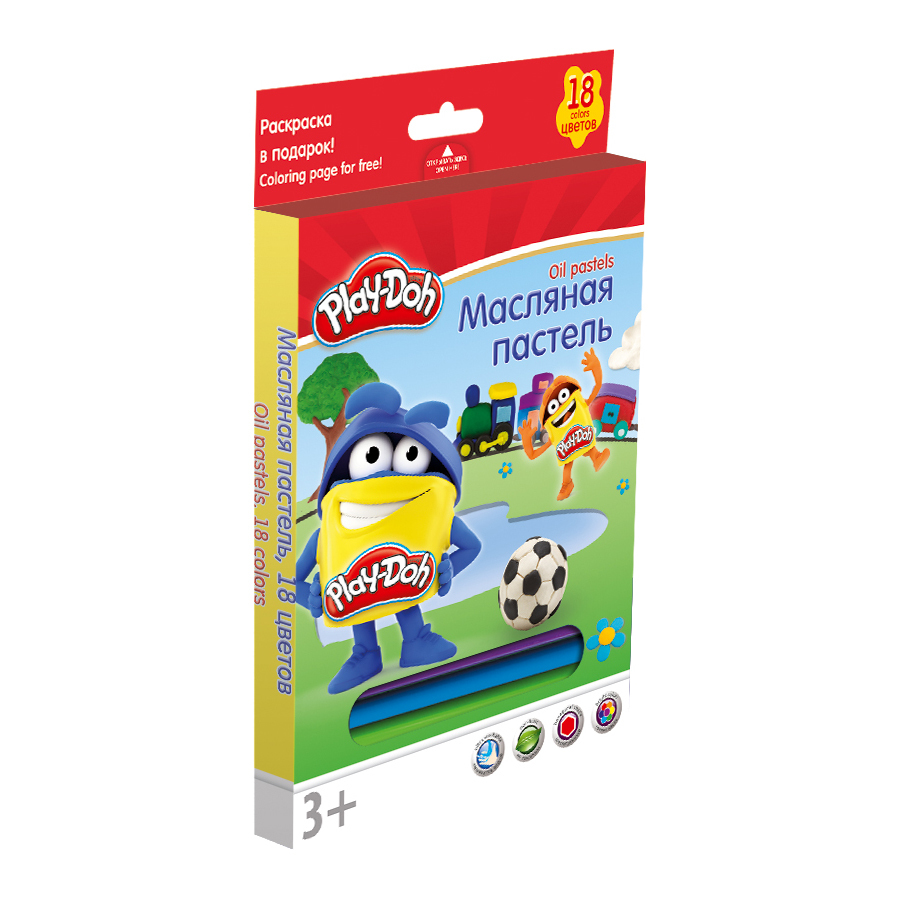 Краски масляные Kinderline 18 цв. - фото 1
