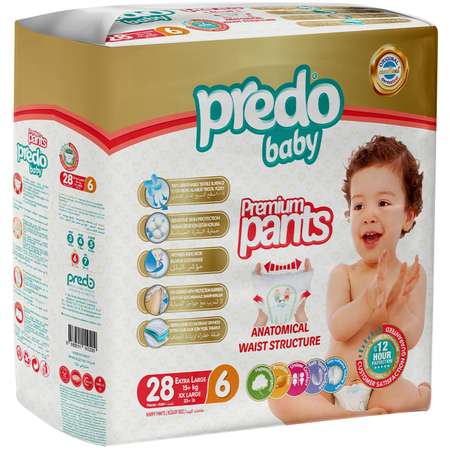 Трусики Predo 6 (15+ кг) 28 шт.