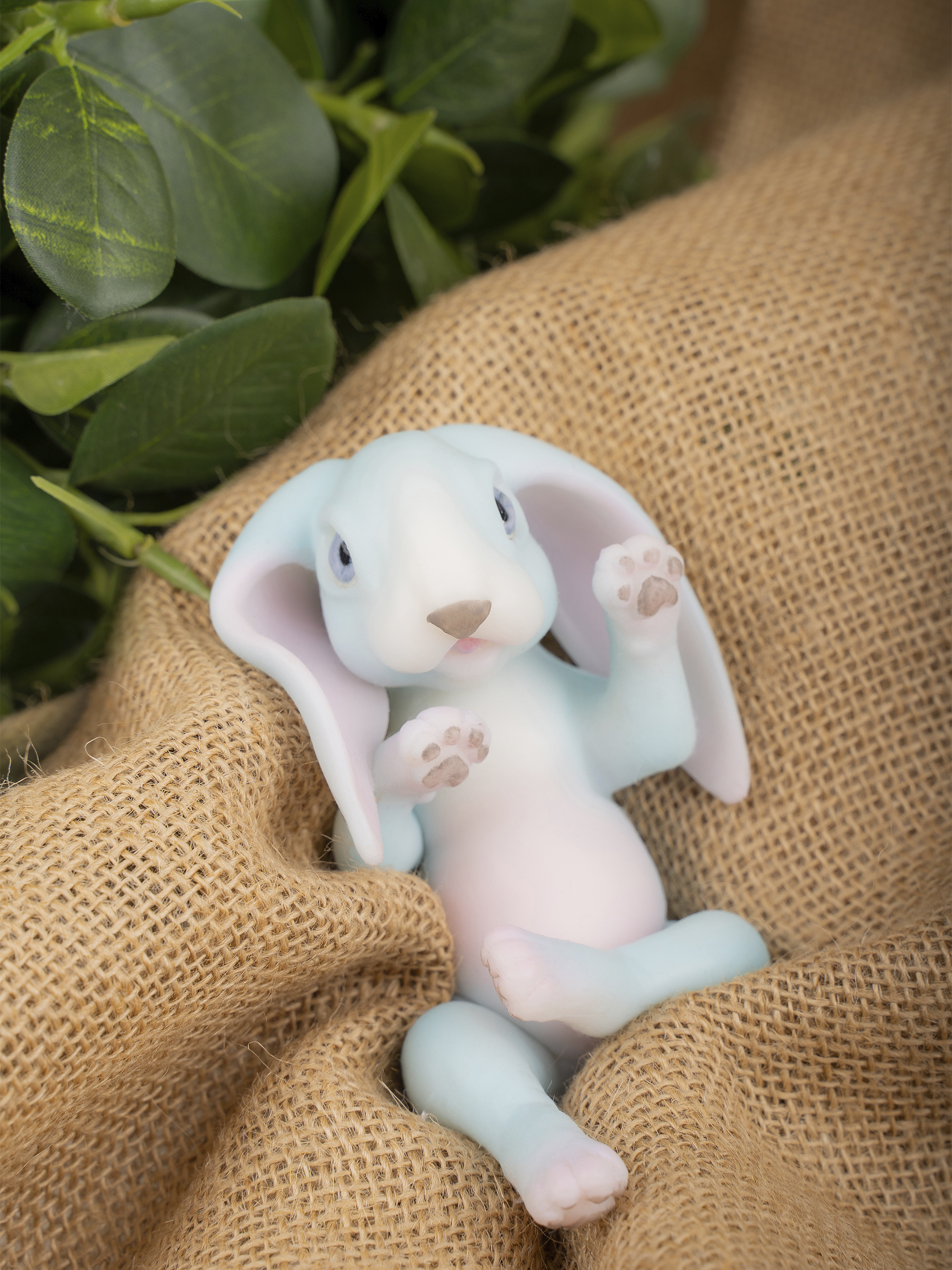 Кукла мини Magic Manufactory Magic history Зайчонок голубой высота 15 см 4631169404130 - фото 21