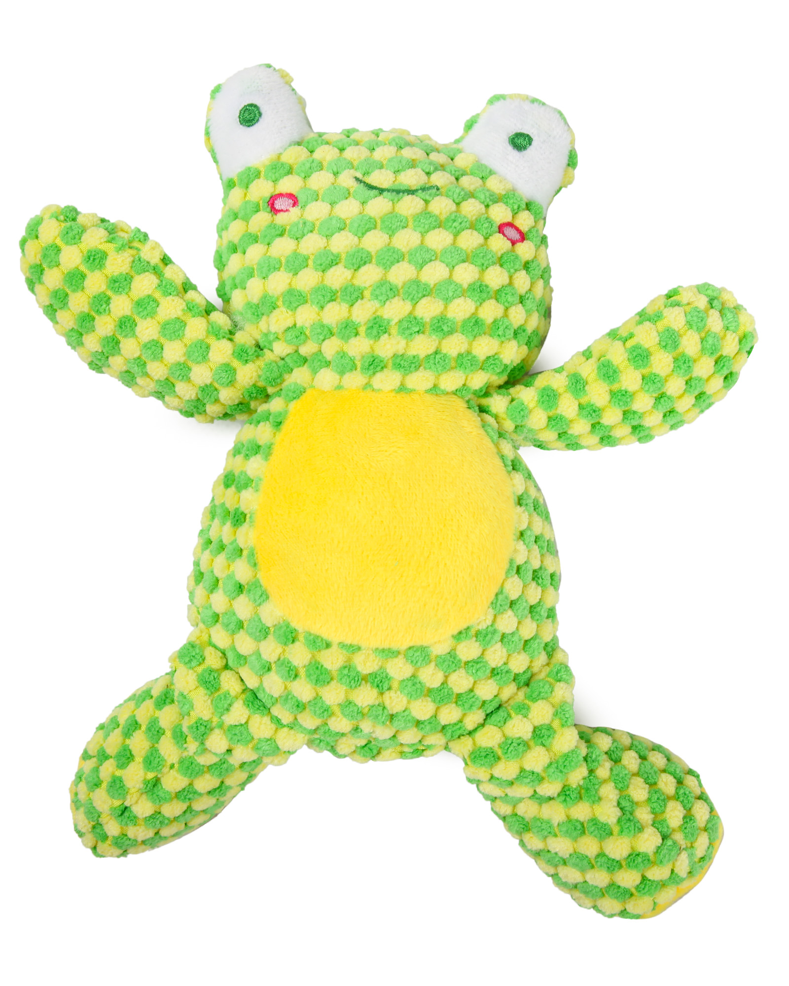 Игрушка для собак Barbaks Лягушка Квакушка мягкая с пищалкой 25*19см - фото 1