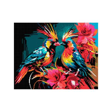 Алмазная мозаика Art on Canvas Яркие пташки в ассортименте
