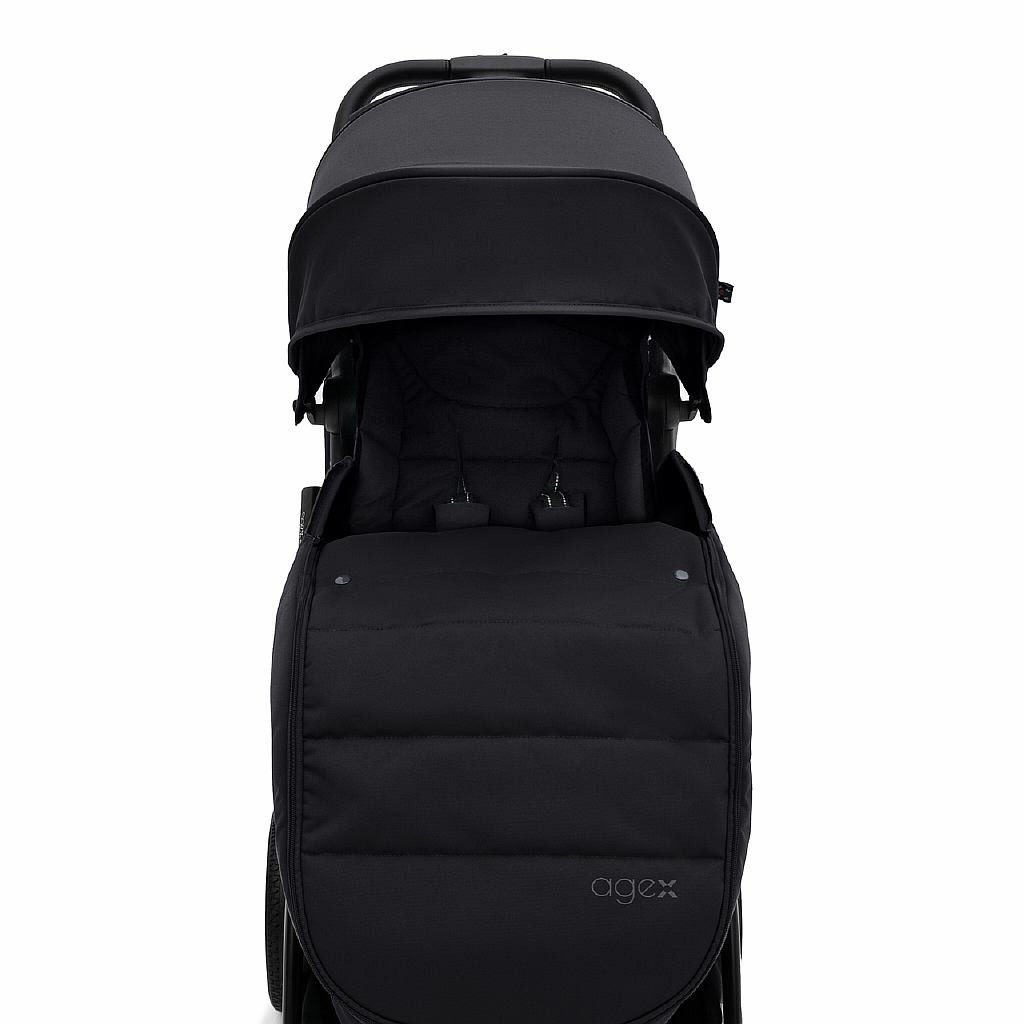 Коляска прогулочная agex All Road черный - фото 9