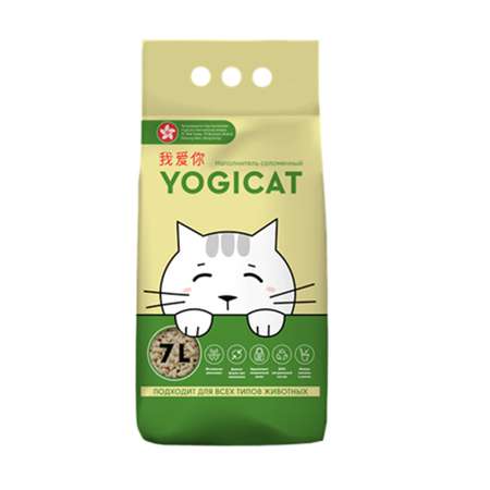 Наполнитель YOGICAT 7 л растительный