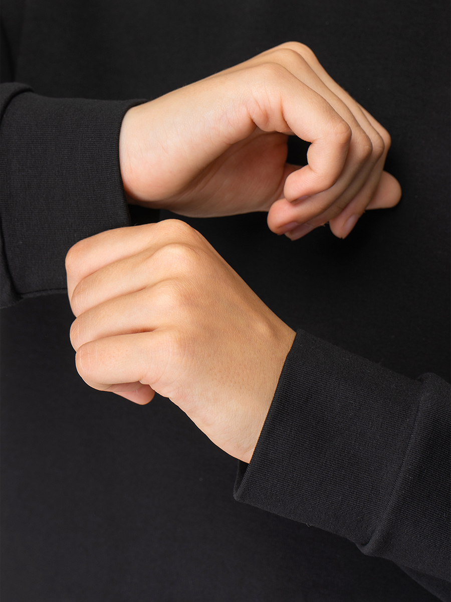 Свитшот и брюки HappyFox HF217218SPчерный - фото 7