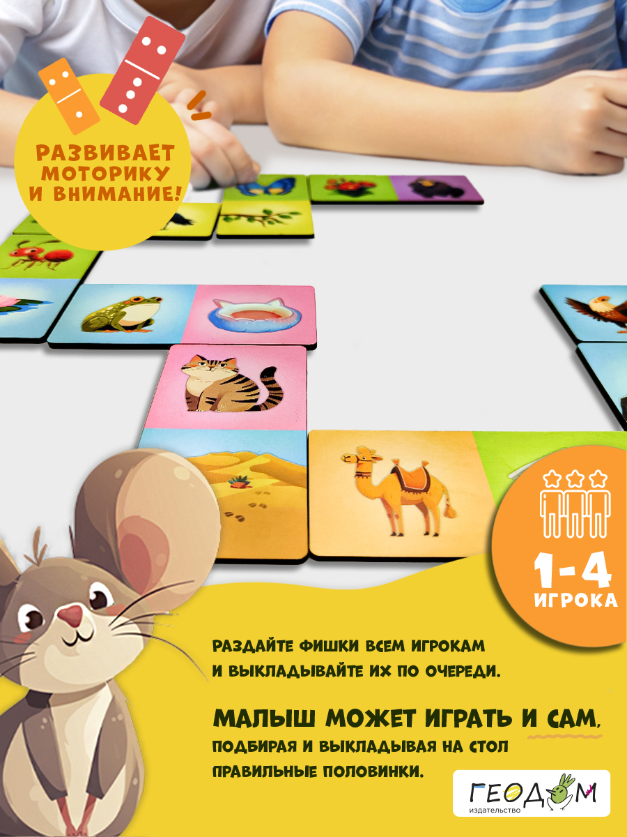 Настольная игра ГЕОДОМ Домино - фото 5