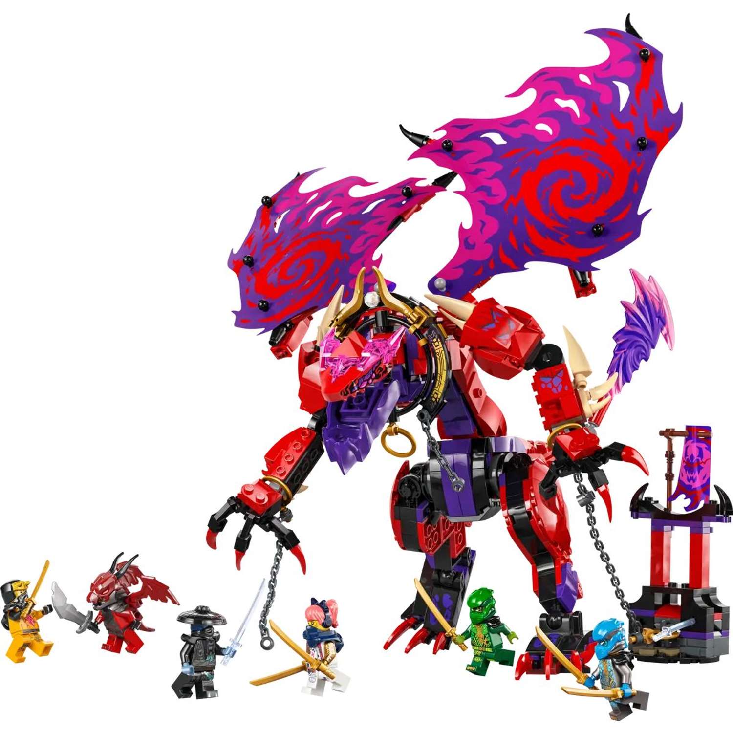 Конструктор LEGO NINJAGO Громовой дракон хаоса - фото 2