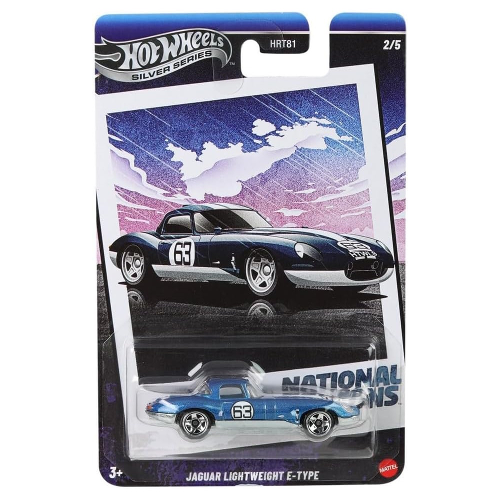 Автомобиль Hot Wheels Jaguar Lightweight E-Type 1:64 HRT81/JBY90 - фото 1