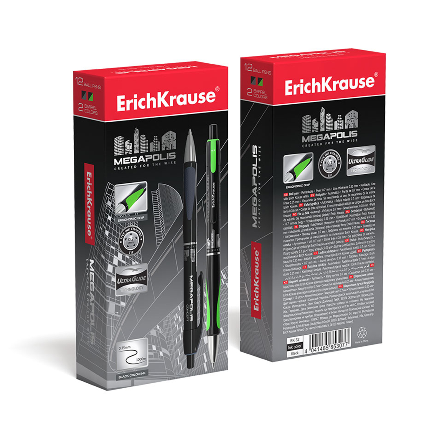 Ручка шариковая ErichKrause 12 шт. - фото 3