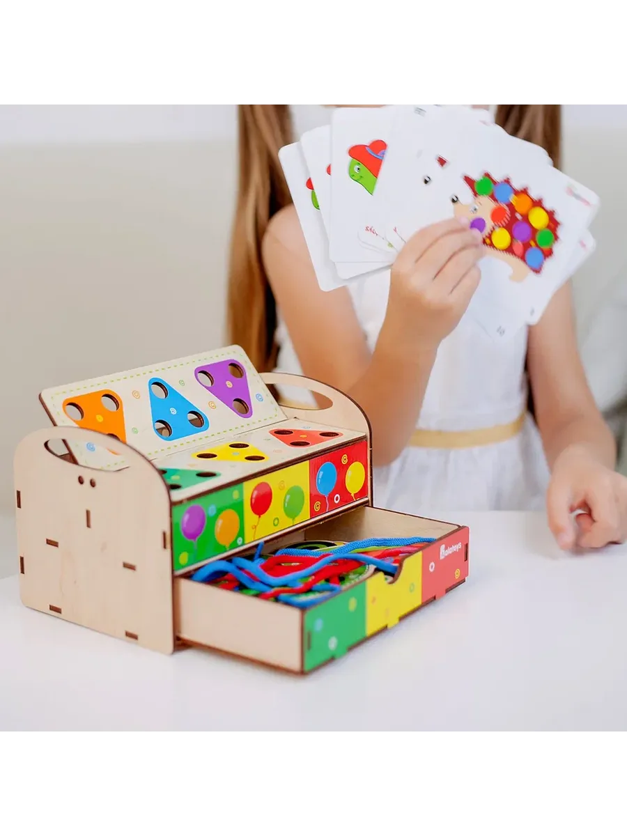 Настольная игра Alatoys Набор развивающий сундучок - фото 13