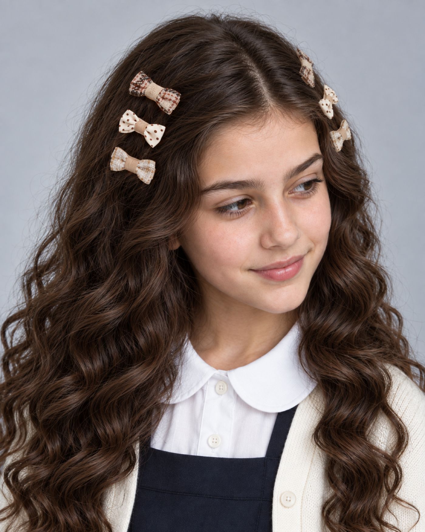 Заколка Demi Star Brown 6 шт. - фото 5