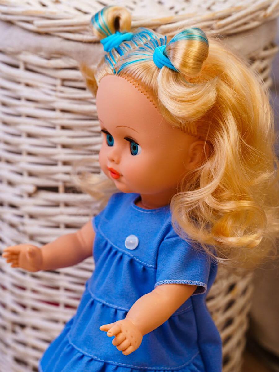 Кукла классическая СТРАНА КУКОЛ большая говорящая Карина высота 40 см 21-26.3 - фото 19