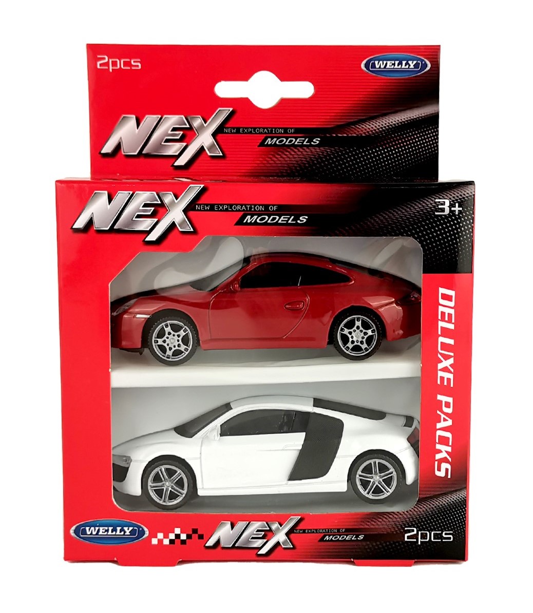 Игровой набор Welly Porsche Модели машин 1:43 44000-2SG(B) - фото 1