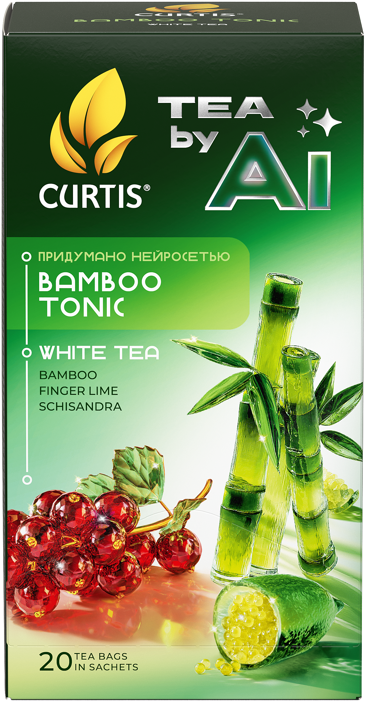 Чай в пакетиках Curtis Tea By Ai. Bamboo Tonic - фото 2
