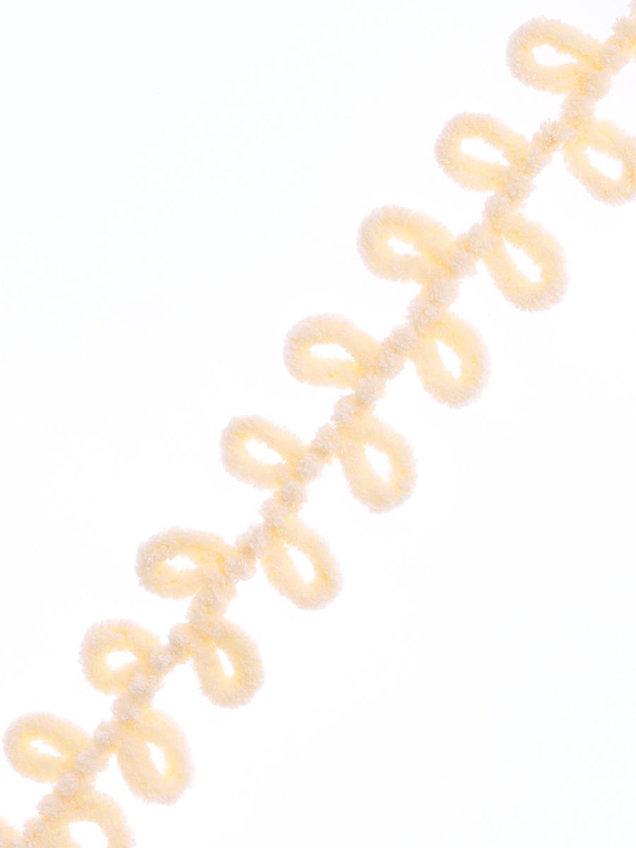 Пряжа для вязания Alize puffy 100 г 9 м микрополиэстер фантазийная плюшевая 742 ванильный 5 мотков - фото 5