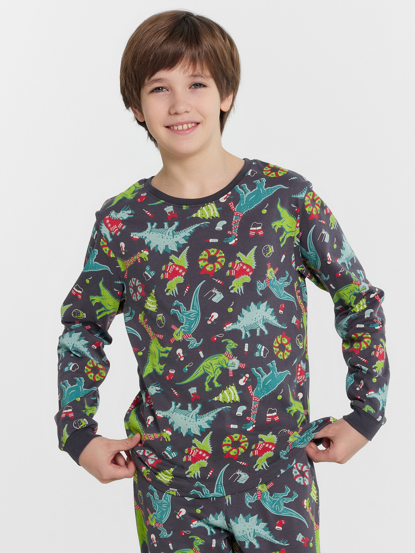 Пижама Mark Formelle (Марк Формэль) 563311/зверята на графите - фото 5