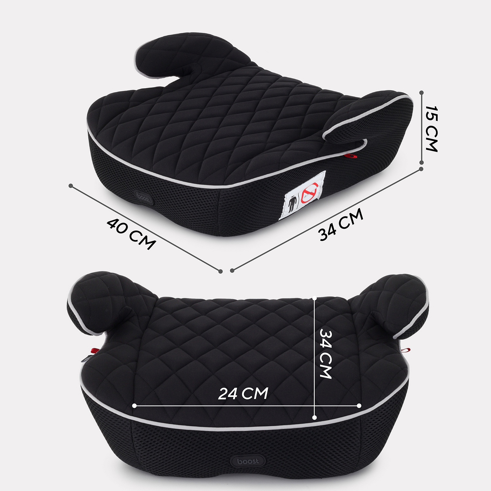 Автокресло MOWbaby Boost Black 3 (22-36 кг) - фото 4