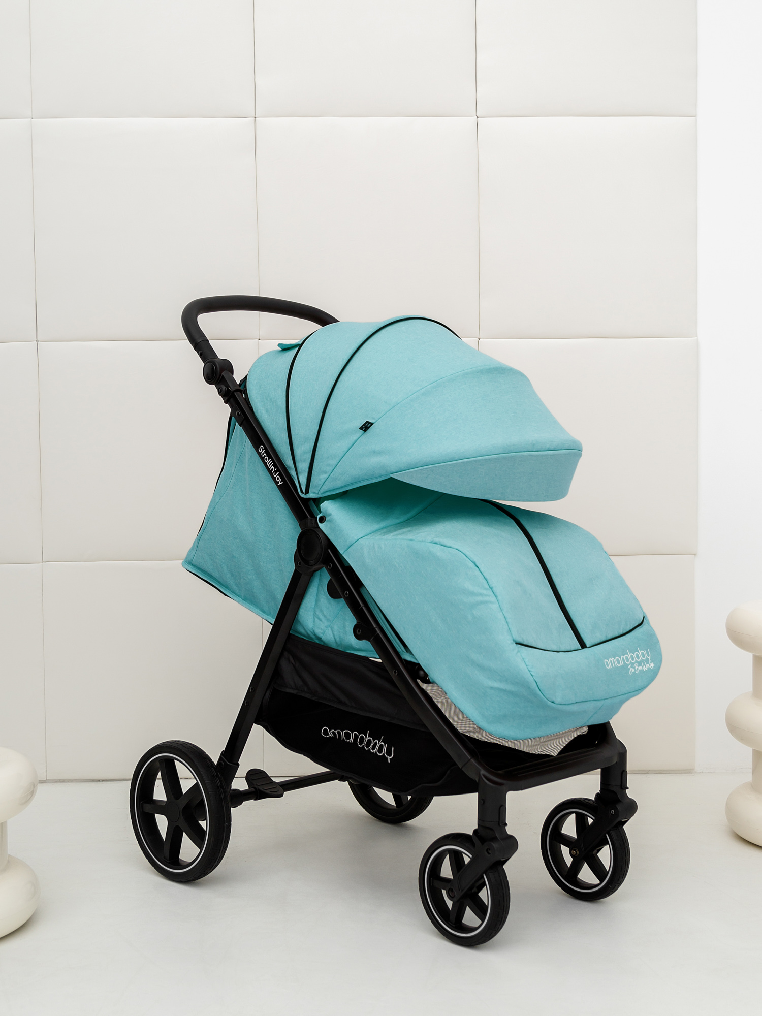 Коляска прогулочная Amarobaby StrollinJoy - фото 24