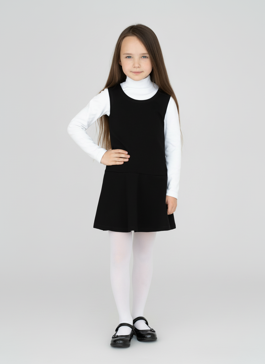 Сарафан школьный Утенок 930 черный - фото 1