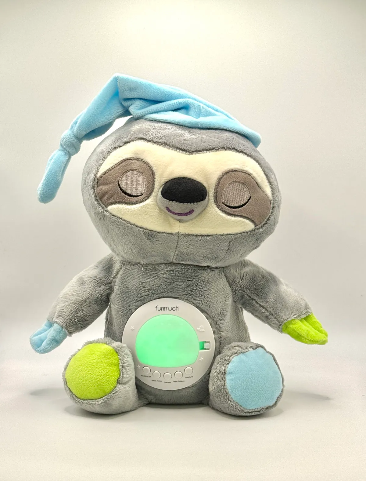 Мягкая игрушка Baby Toys Ленивец ночник проектор - фото 5