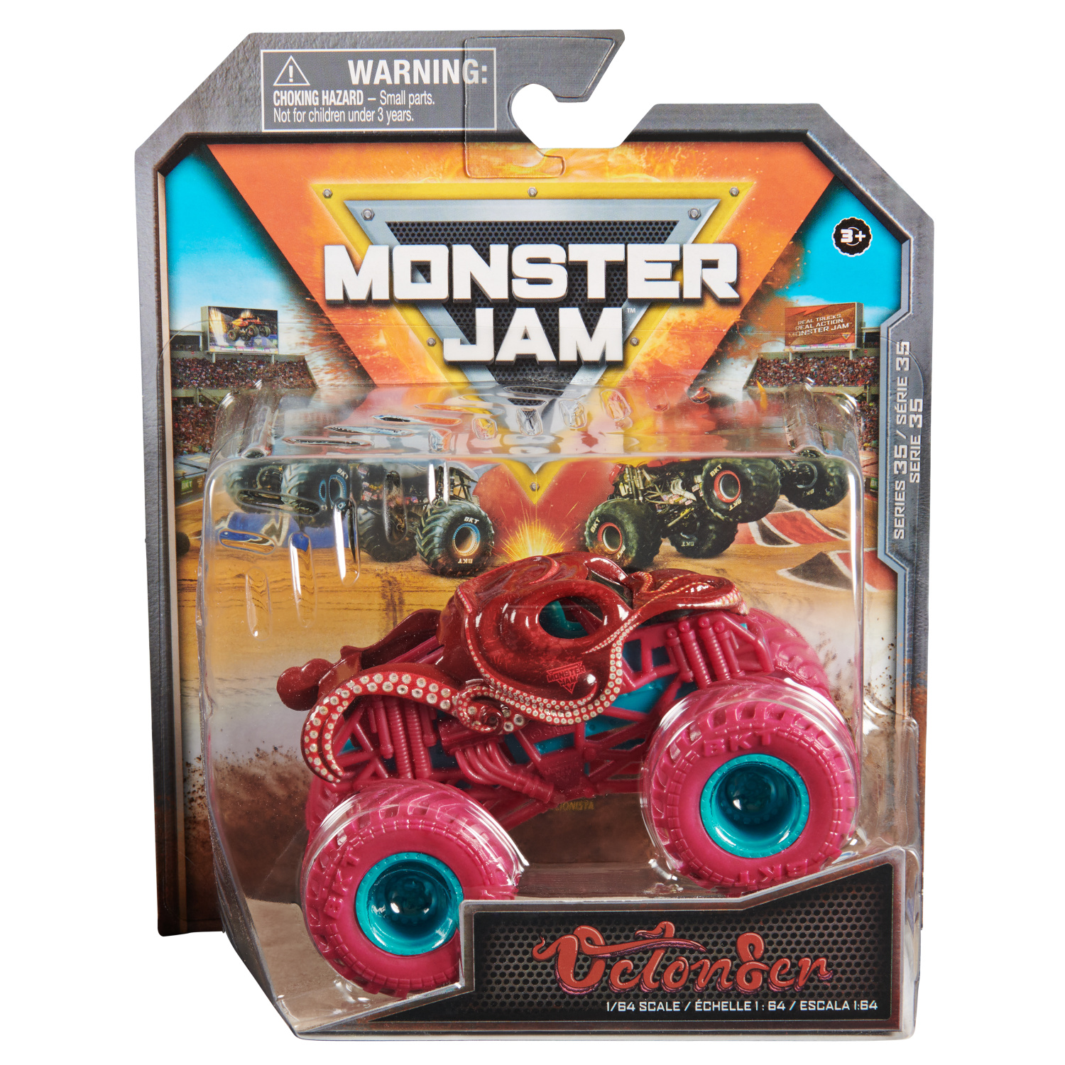 Монстр-трак Monster Jam Octon8er 1:64 62979 - фото 2