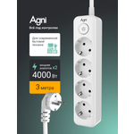 Сетевой фильтр AGNI TP-FD4E