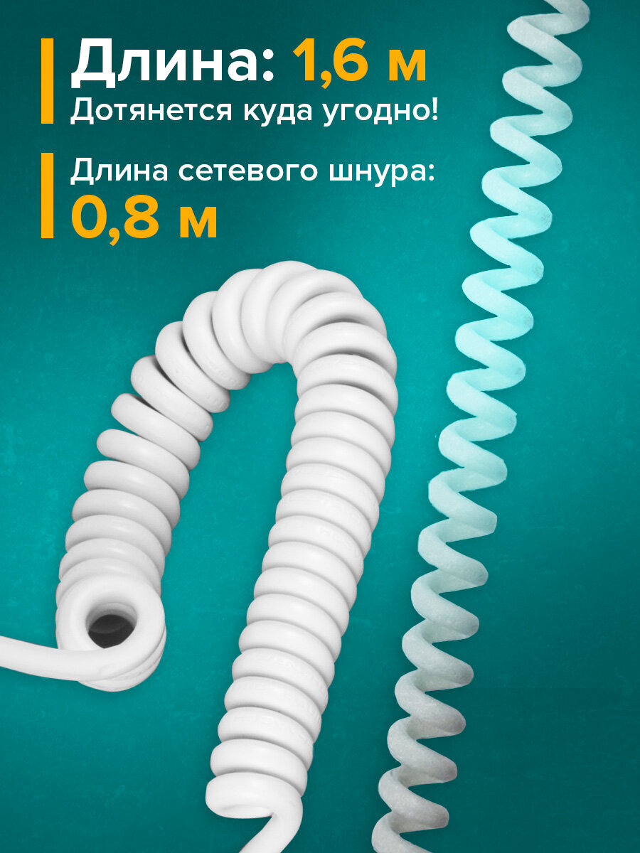 Фен Sonnen настенный для сушки и укладки волос 1200 Вт 2 скорости - фото 2