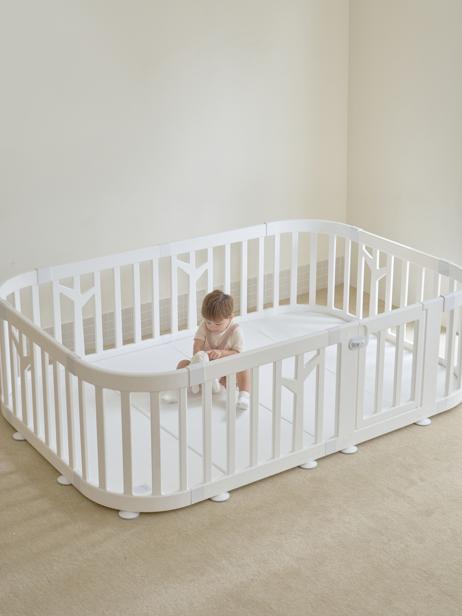 Манеж кровать Ifam Birch белый IF-191-27-BBR-R-W10W - фото 12