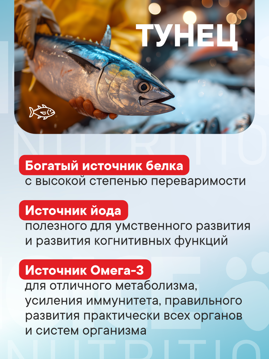 Корм для котят влажный 1st Choice Тунец премиум в желе жб 85г 12 шт. - фото 2