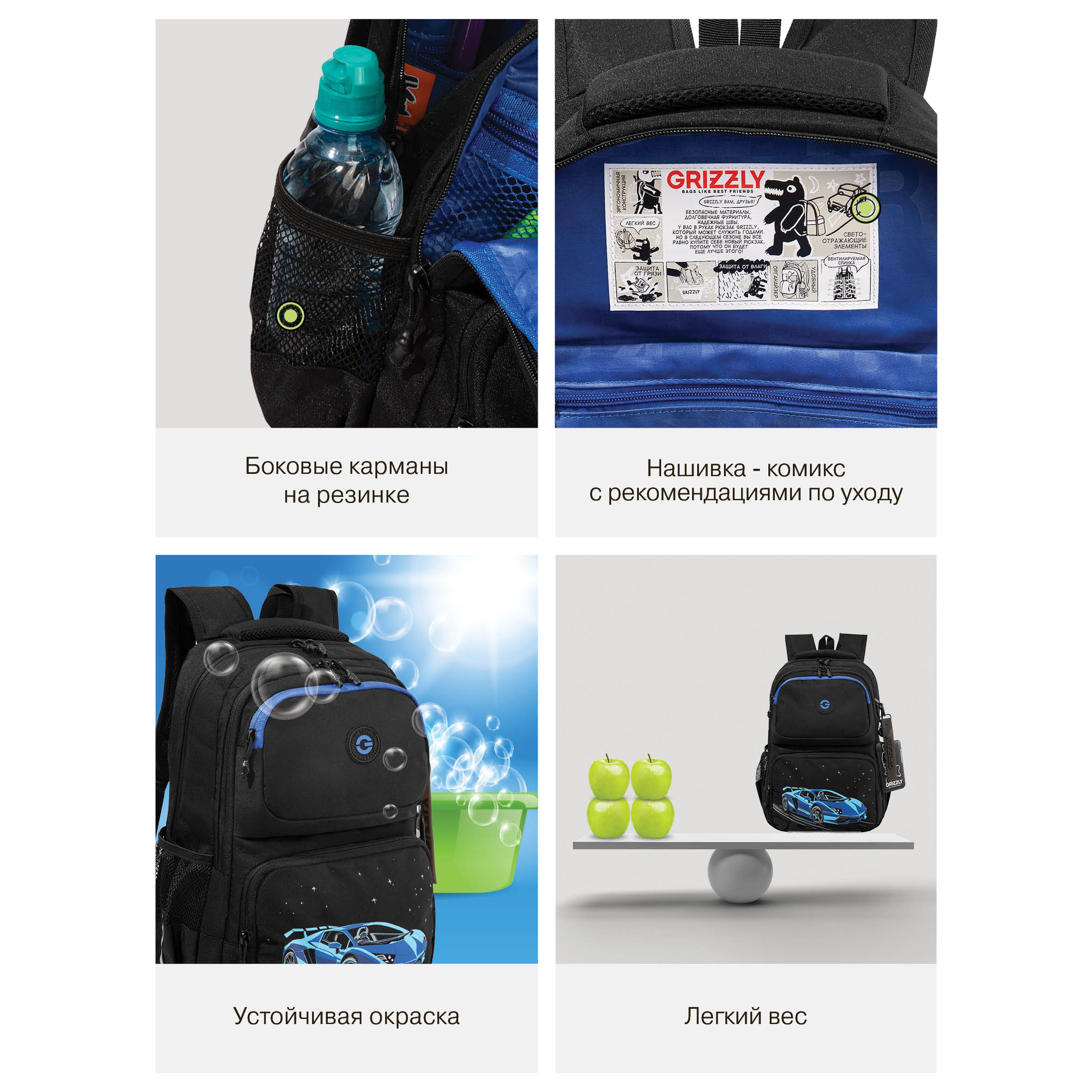 Рюкзак Grizzly для мальчика - фото 14