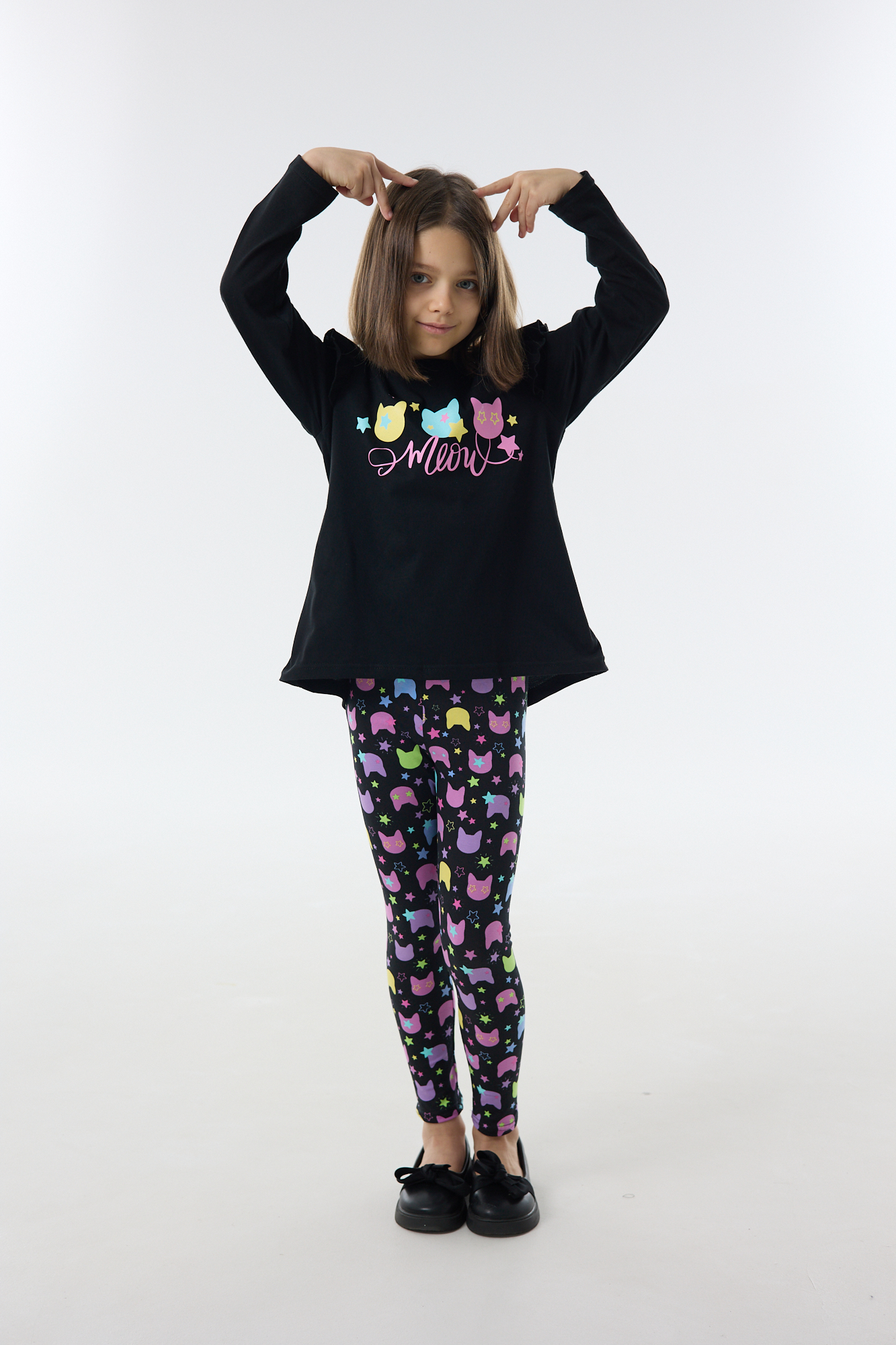 Костюм YAXX 021--Костюм киска/черный (К+Л) - фото 1