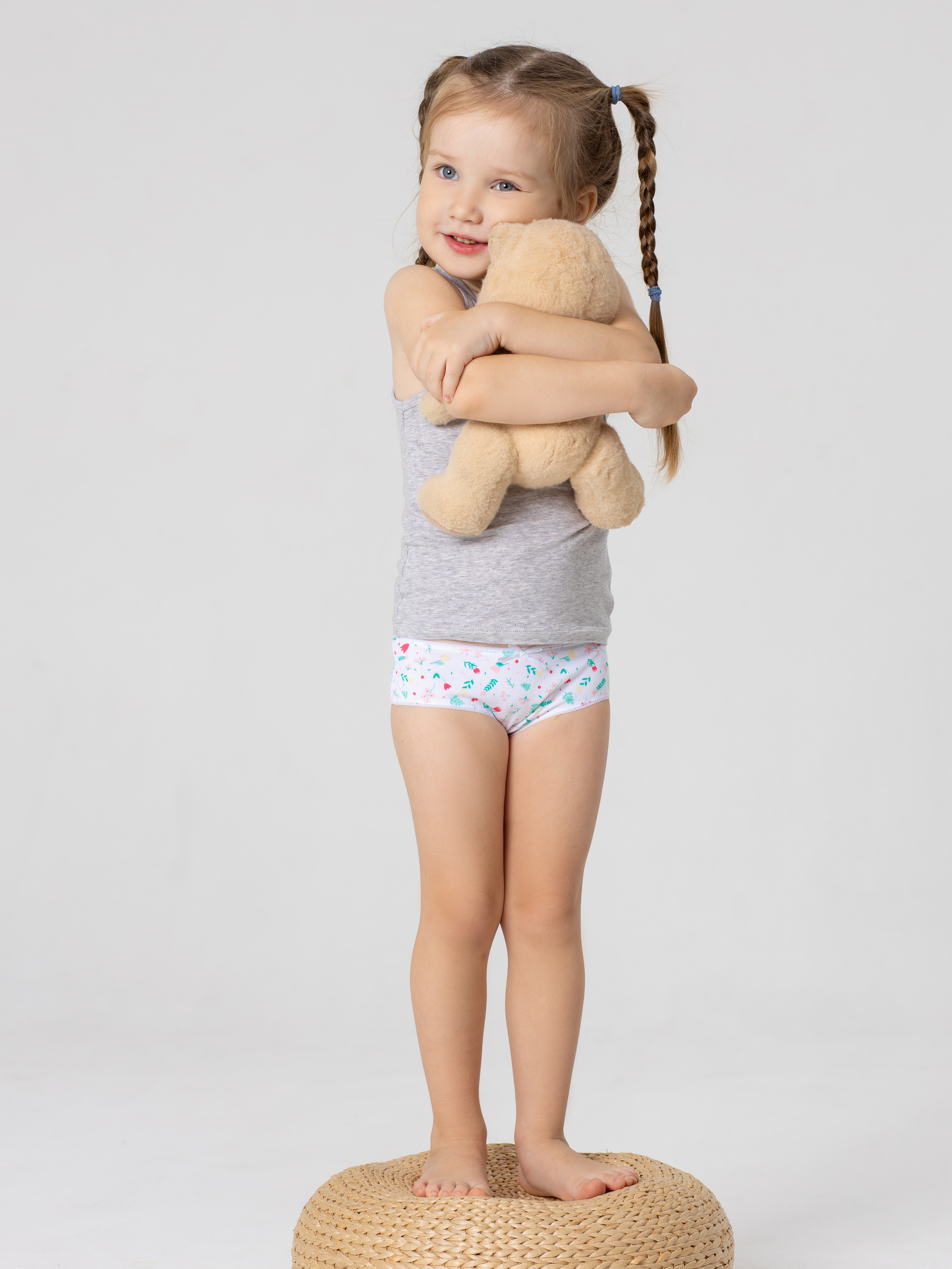 Трусы 3 шт Linas baby 1669-18 Жел-Роз-Бел - фото 13