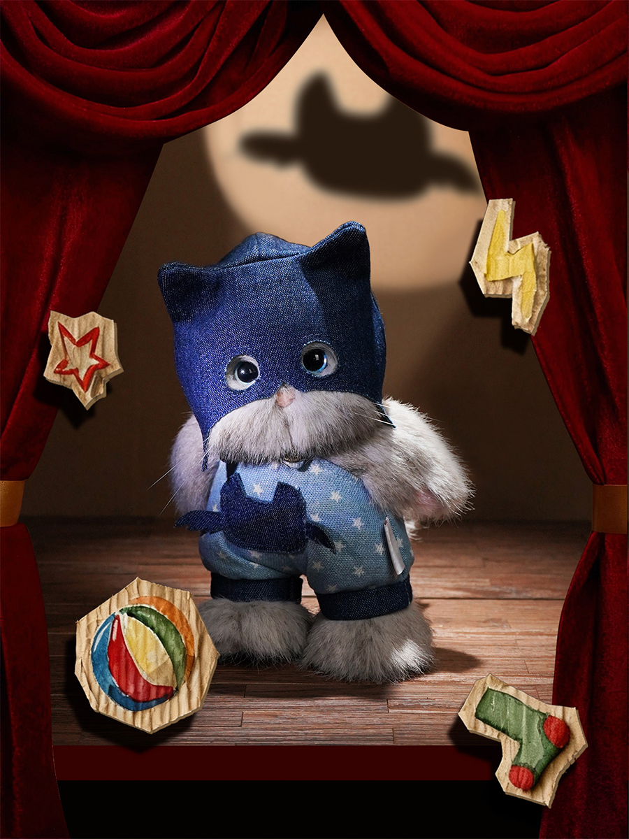 Мягкая игрушка TeddyTales Озорной котик Мяу-рыцарь XS - фото 6