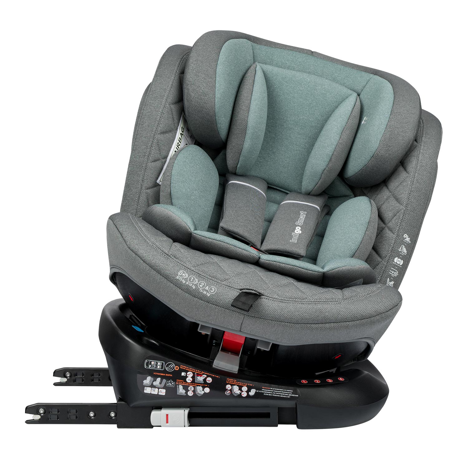 Автокресло Indigo SMART Isofix 0+/1/2/3 (0-36 кг) - фото 4