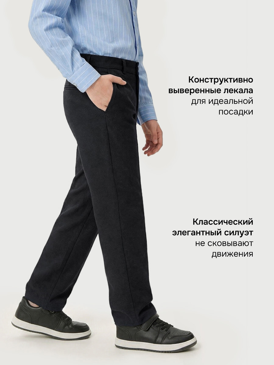 Брюки NIKASTYLE 2ш74326 черный - фото 3