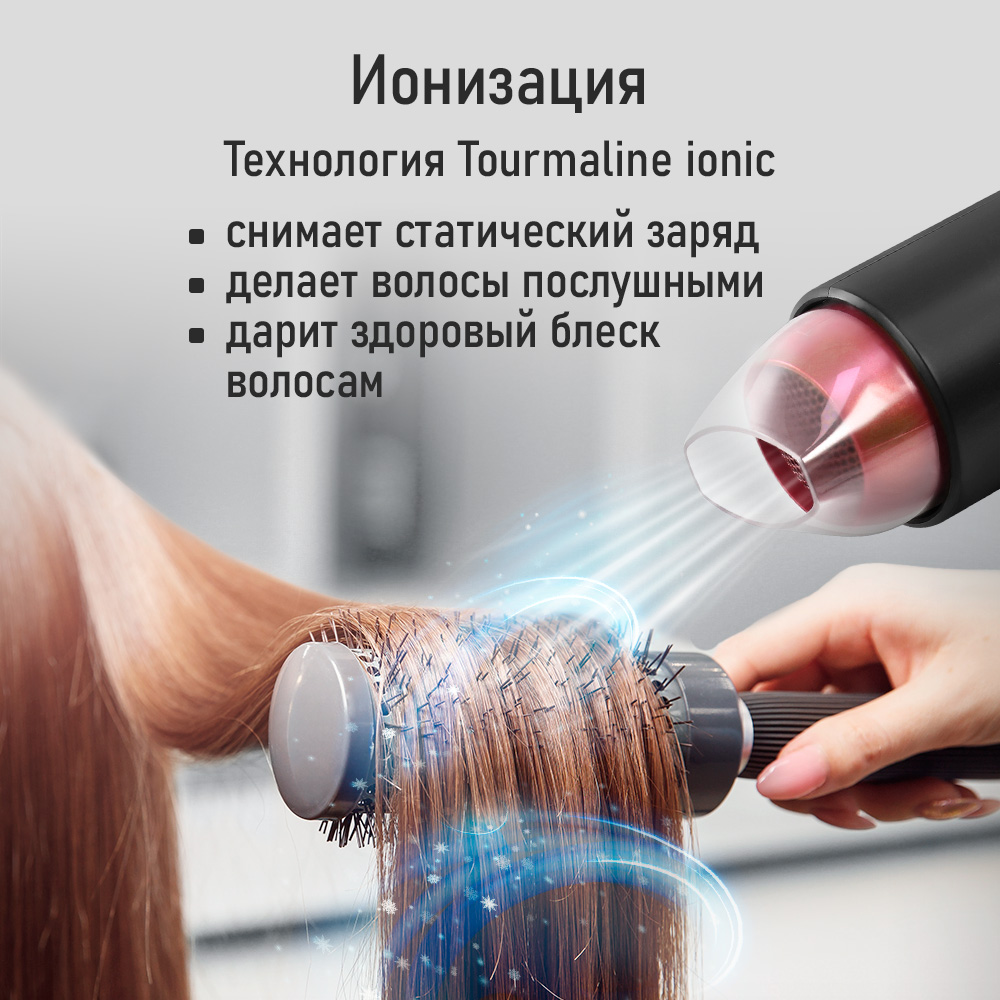 Фен электрический OBSIDIAN BS-HD501A - фото 4