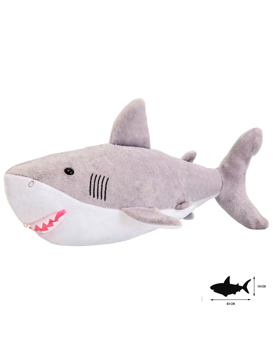 Мягкая игрушка All About Nature акула - фото 3