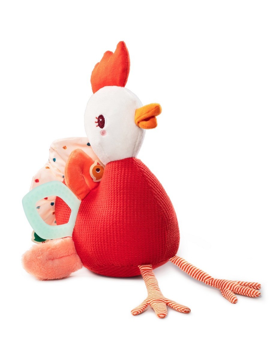 Игрушка мягкая Lilliputiens курочка 38 см - фото 3