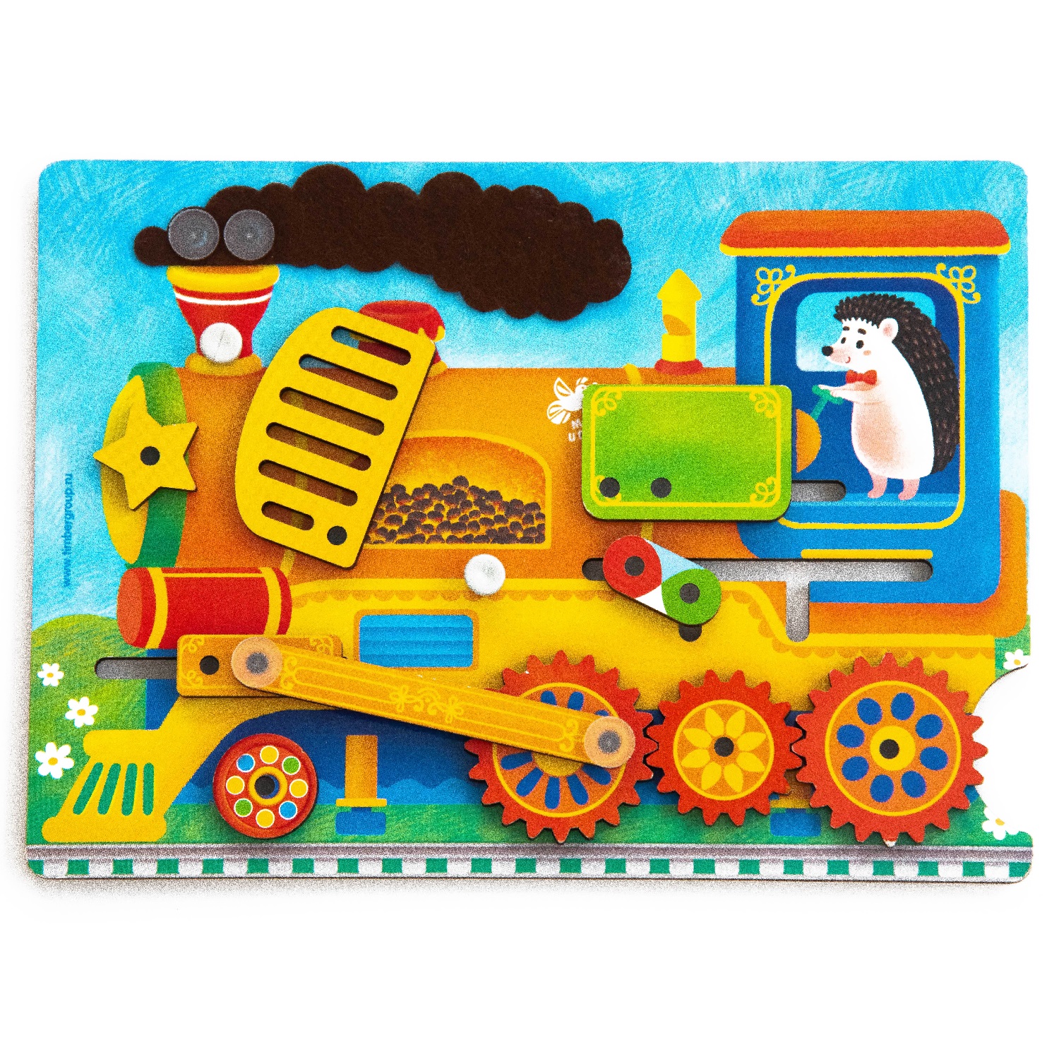 Игрушка Мастер игрушек бизиборд Паровозик - фото 1