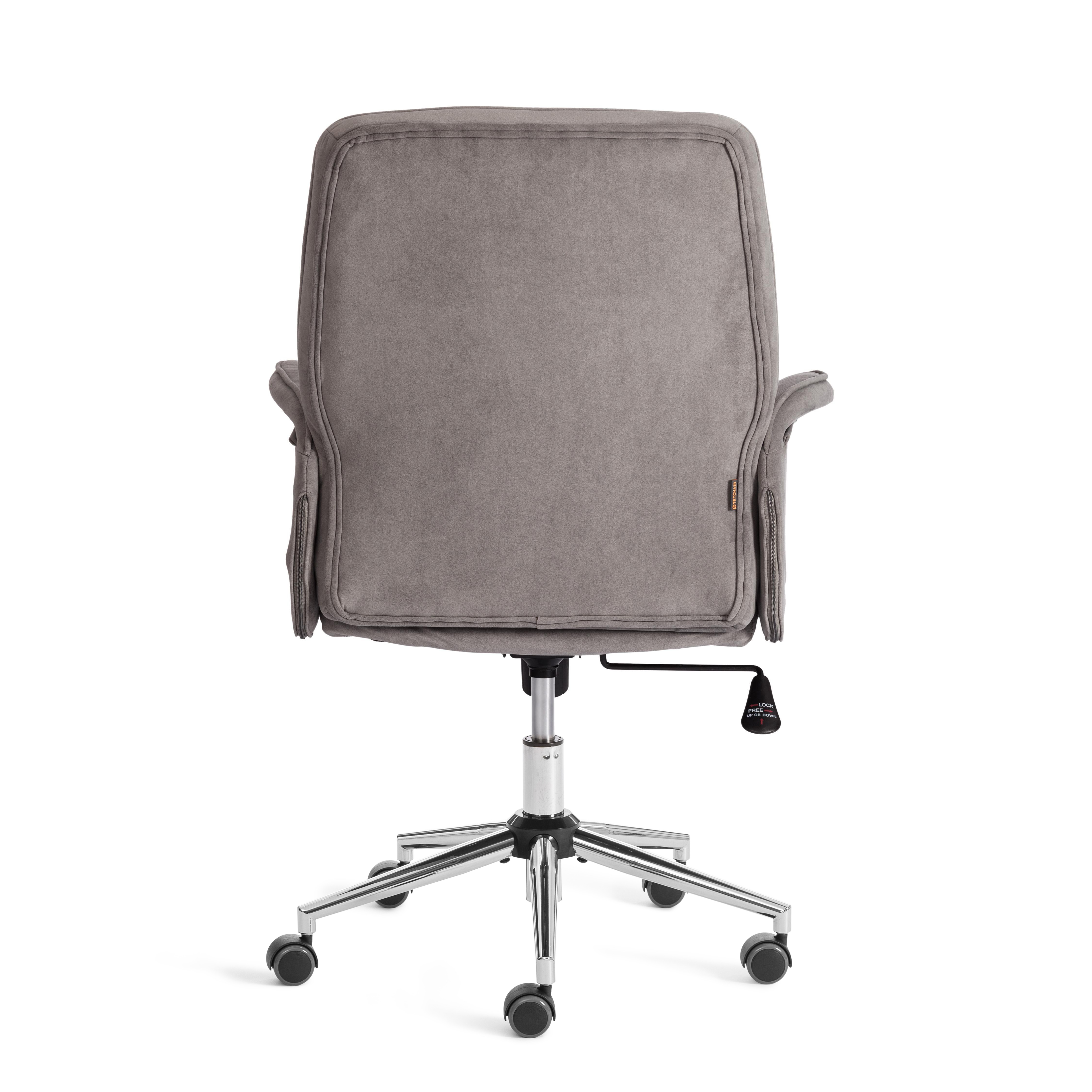 Компьютерное кресло TETCHAIR Йорк флок серый - фото 4