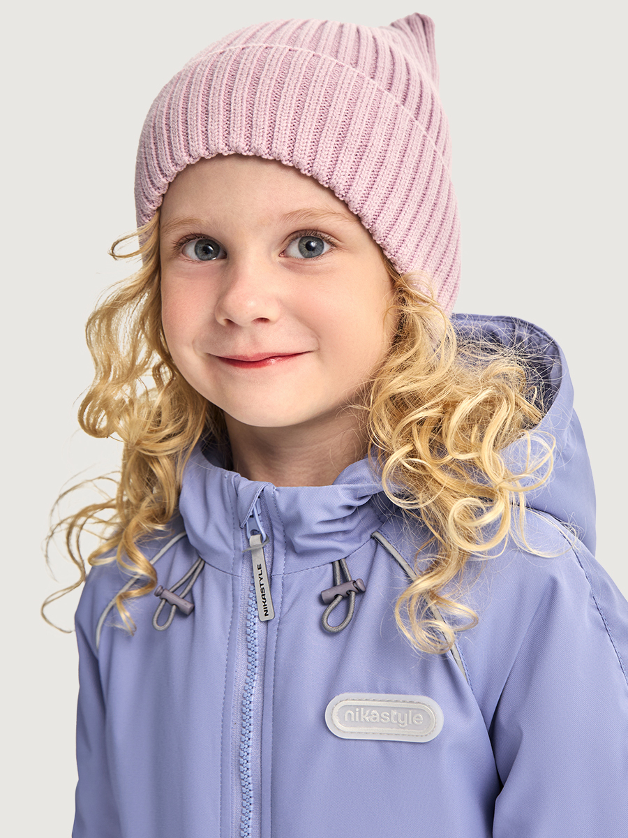 Комбинезон NIKASTYLE 8м8626 лаванда/светло-серый - фото 6