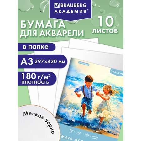 Художественная бумага Brauberg 10 лист.