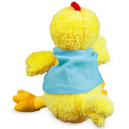 Игрушка мягкая Bebelot Петушок в футболке 17 см жёлтый
