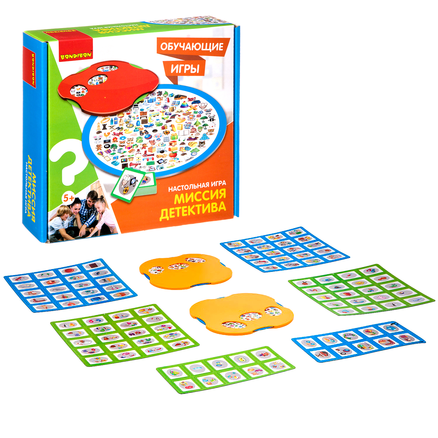 Настольная игра Bondibon на внимание Миссия Детектива - фото 1