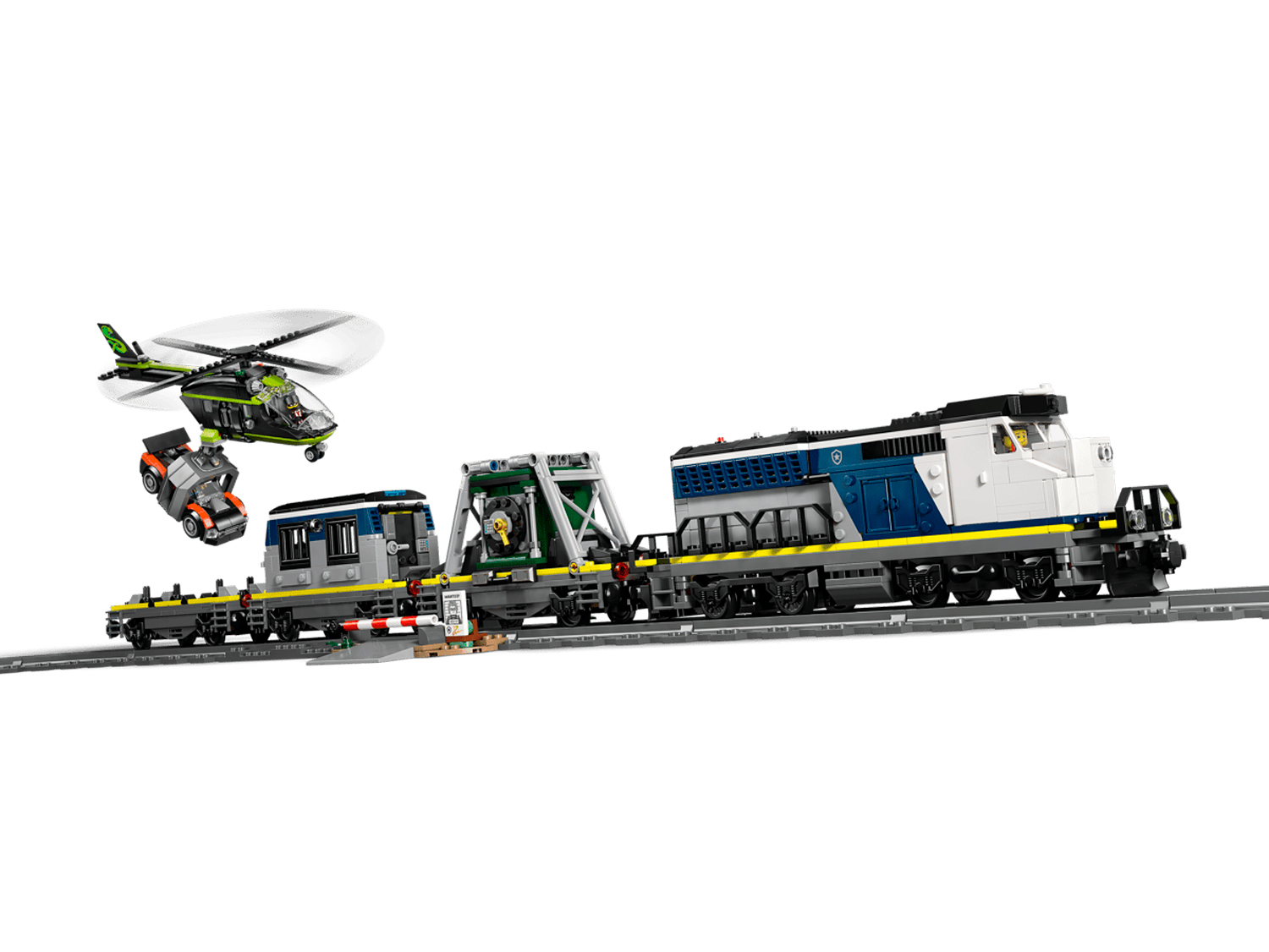 Конструктор LEGO City Ограбление полицейского поезда 1313 дет. - фото 9