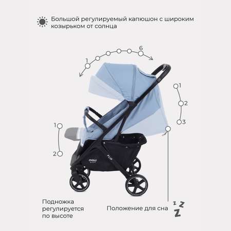 Коляска прогулочная MOWbaby
