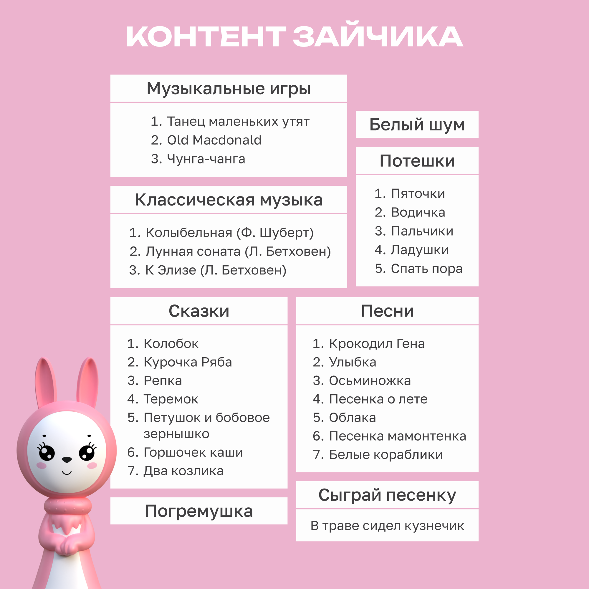 Игрушка BertToys Зайчик Няня - фото 14